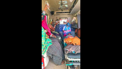 108 EMRI staff trek through hills to deliver baby