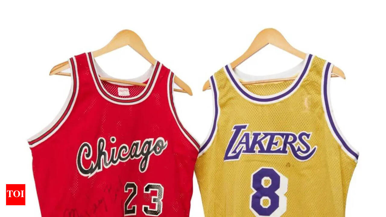 Michael Jordan and Kobe Bryant's Rookie NBA Jerseys to be Michael Jordan and Kobe Bryant's Rookie NBA Jerseys to be