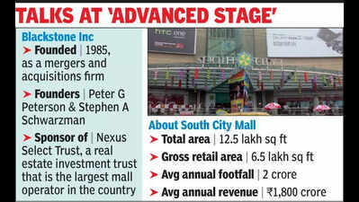 Blackstone set to acquire South City Mall for 3.5k cr, city’s largest in real estate deal