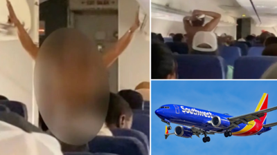 Naked chaos at 30,000 feet? Southwest passenger strips, screams, and storms cockpit