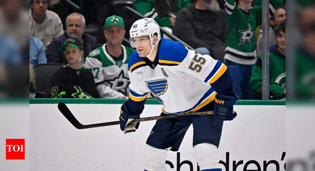 NHL Injury Update: Blues’ Colton Parayko to miss at least six weeks due to a knee injury sustained in a game against the Kings