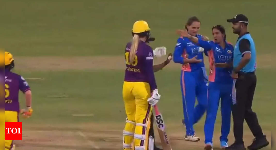 Tensions flare as Harmanpreet Kaur, Sophie Ecclestone engage in heated exchange - WATCH