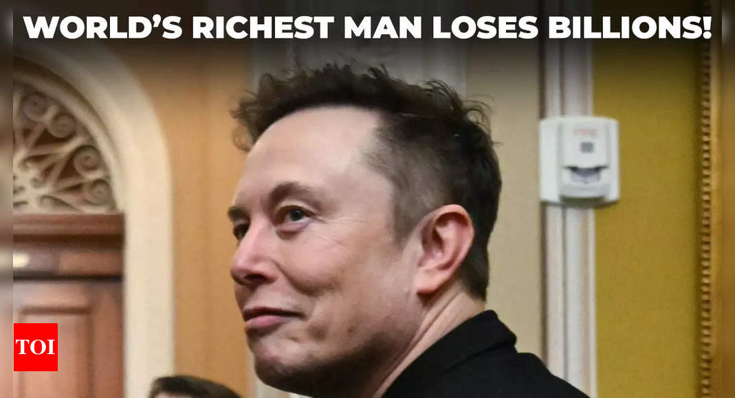 Elon Musk loses  billion in net worth in first two months of 2025; still retains world’s richest man title