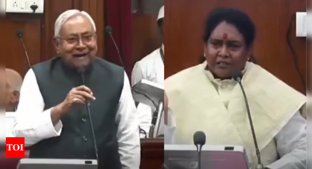 Watch: Bihar CM's 'mahila' remark sparks spat with oppn women lawmakers