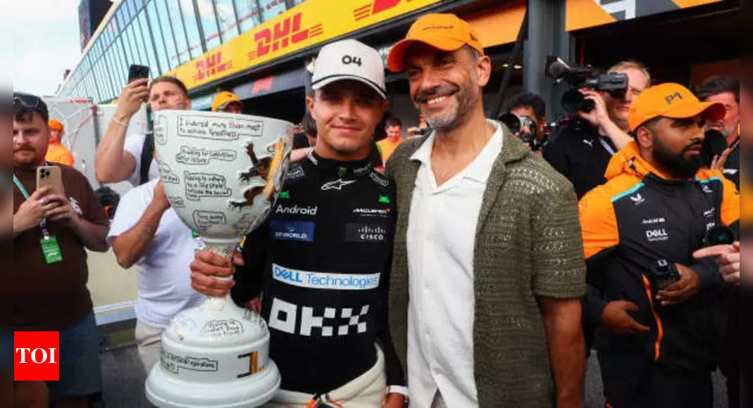 Does Adam Norris feel guilty for son Lando Norris 'self-critical' nature and perfectionism?