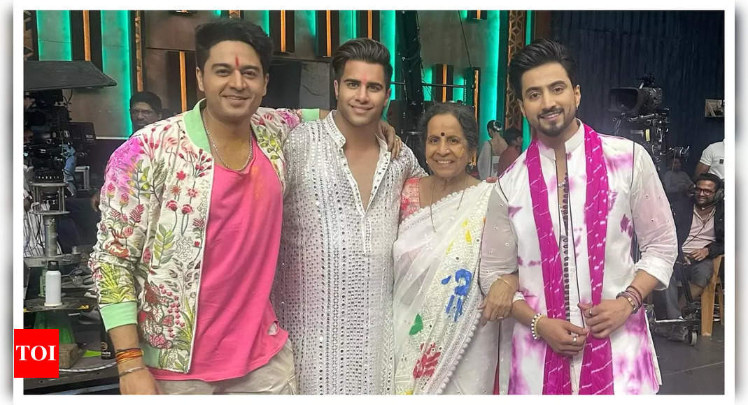 Celebrity Masterchef: Rajiv Adatia shares colourful photos from the 'Holi special' episode featuring Gaurav Khanna, Faisu and others