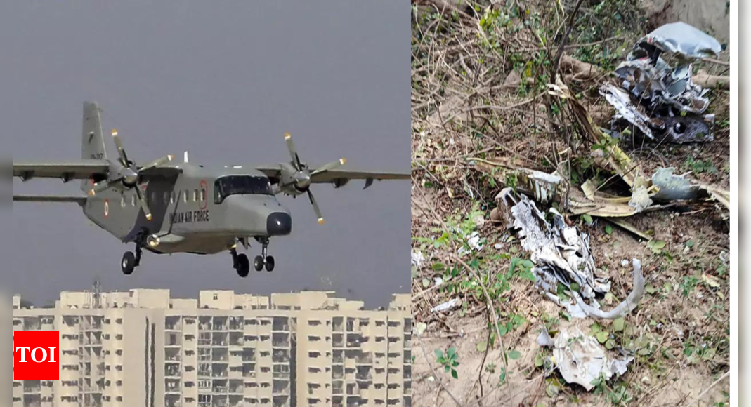 IAF's AN-32 crash lands in Bengal, crew safe