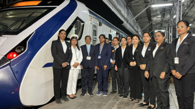 Railways mark women’s day with first-ever all-women Vande Bharat crew