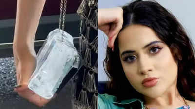 Urfi Javed stuns in a safety pin dress with an ice bag, leaving paparazzi amused