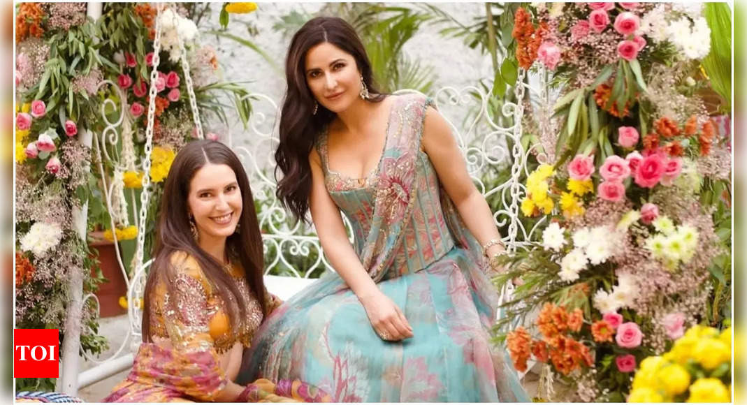 Isabelle Kaif and Katrina Kaif shell out major sibling goals as they turn perfect bridesmaids at Karishma Kohli's wedding - See inside