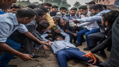 बिजली कटने पर ग्रामीणों का फूटा गुस्सा: शिवपुरी में कर्मचारियों से मारपीट