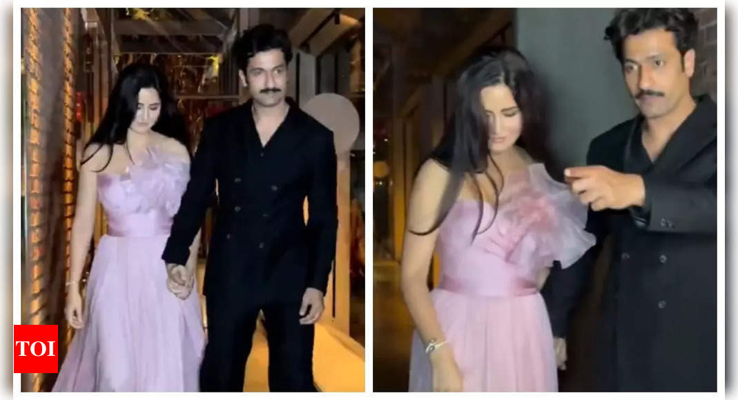 Vicky Kaushal and Katrina Kaif look like a fairytale couple at Karishma Kohli’s wedding celebrations - WATCH