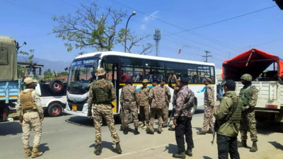 Manipur: Uneasy calm in Kangpokpi district, additional security forces deployed