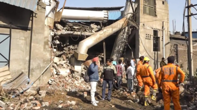 Ludhiana factory collapse: 1 dead, search continues for 2 missing workers