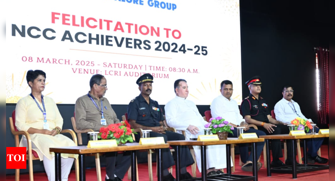 St Aloysius University honors NCC cadets for exemplary achievements at national level camps