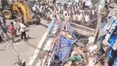 Commercial building collapses in Karnataka's Belur; 3 dead