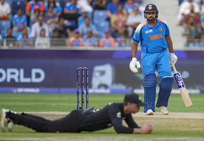 Champions Trophy final: Rohit Sharma slams fifty to lead from the front in India's run chase against New Zealand