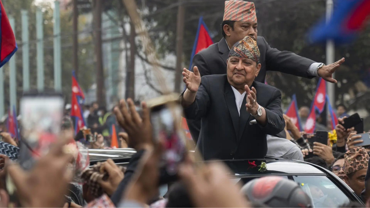 Nepal's Former King Gyanendra Returns, Sparking Pro-Monarchy Resurgence