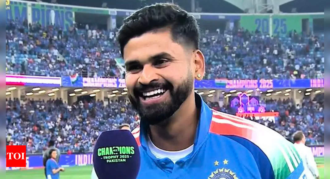 'I am over the moon': Shreyas Iyer after winning his first ICC trophy