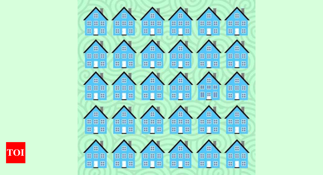 Optical Illusion: Only a true observant person can find the different house