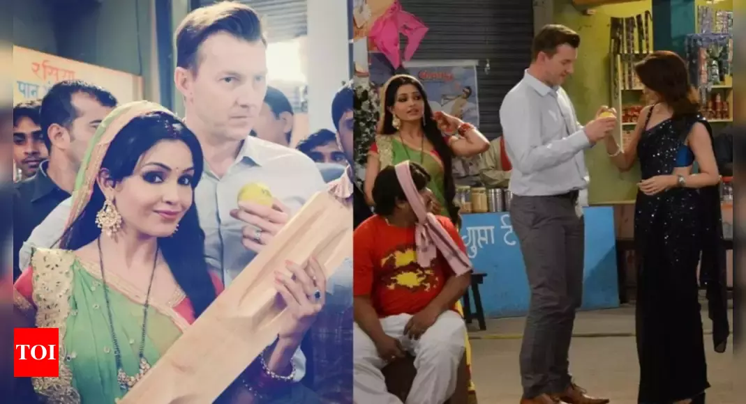 Throwback when Brett Lee once bowled to Vibhuti in Bhabiji Ghar Par Hain to impress Angoori Bhabhi; fans call it 'Multiverse'