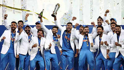 Watch: Team India's grand welcome at hotel after Champions Trophy triumph