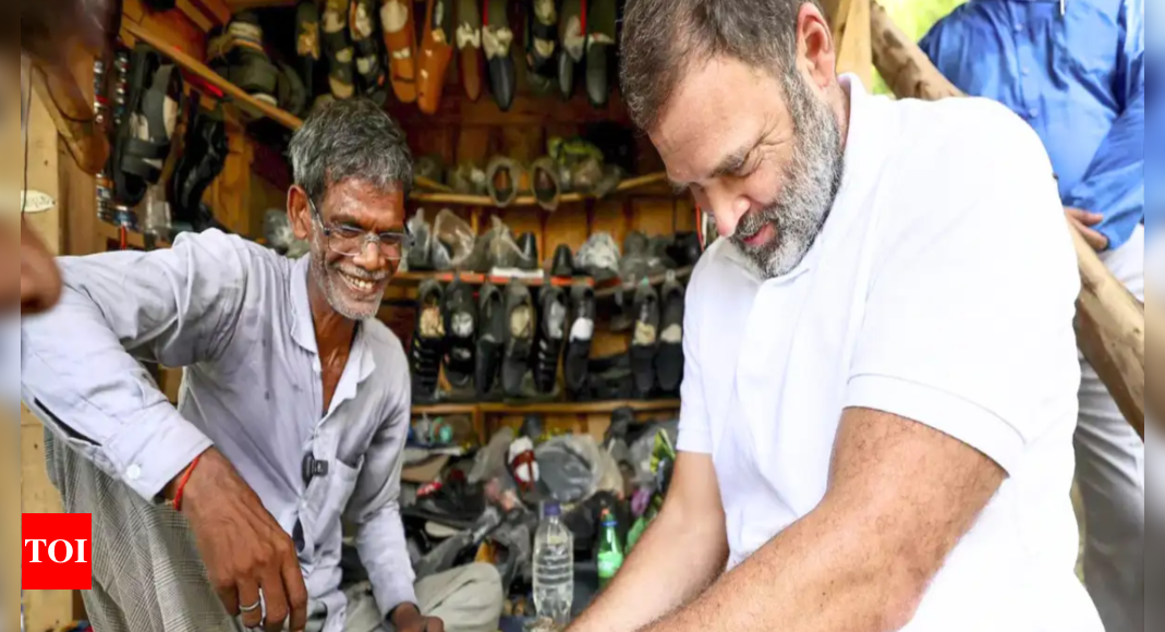 Backed by Rahul Gandhi, Sultanpur cobbler to launch 'Ramchet Mochi' brand