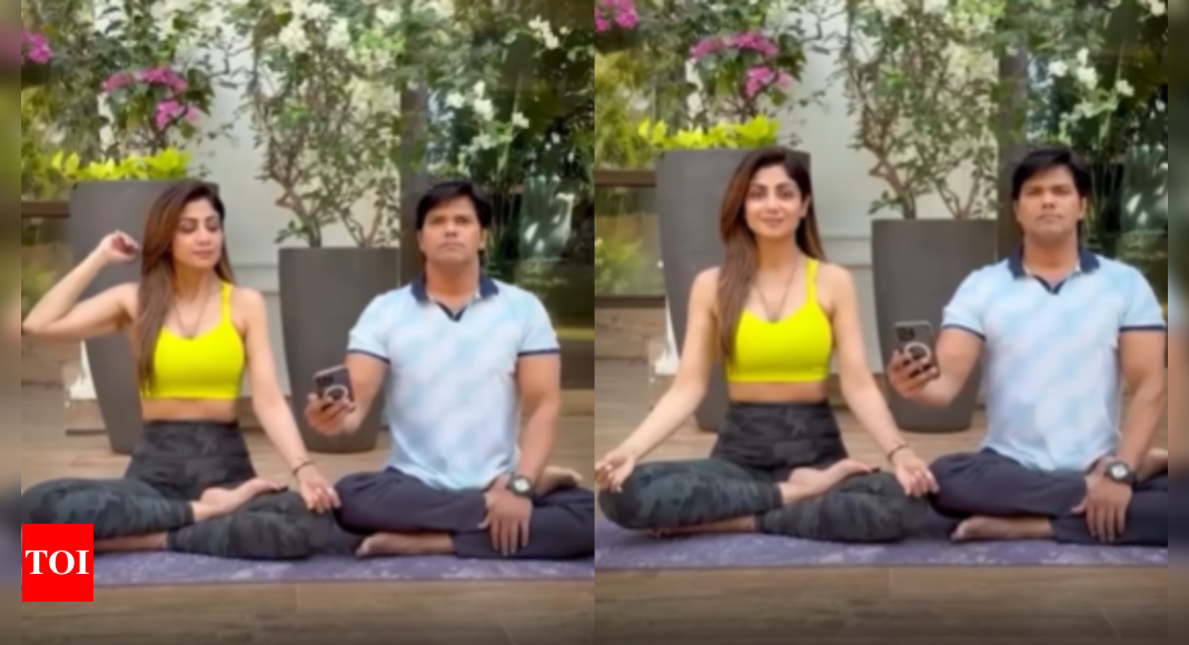 Shilpa Shetty Kundra has athlete’s lungs, stuns fans with holding breath exercise: “How long can you hold yours?” – The Times of India