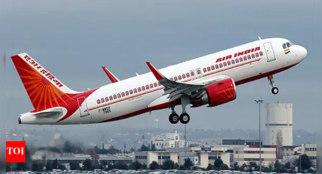 New York-bound Air India flight with 320 aboard returns to Mumbai following mid-air threat - The Times of India