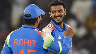  Axar Patel rates Rohit Sharma's captaincy after Champions Trophy win