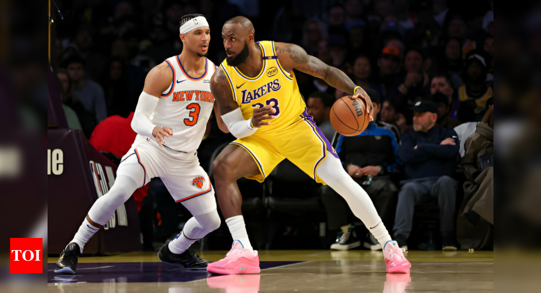 LeBron James Confronts ESPN's Stephen A. Smith Courtside After Los Angeles Lakers' Overtime Win Against New York Knicks