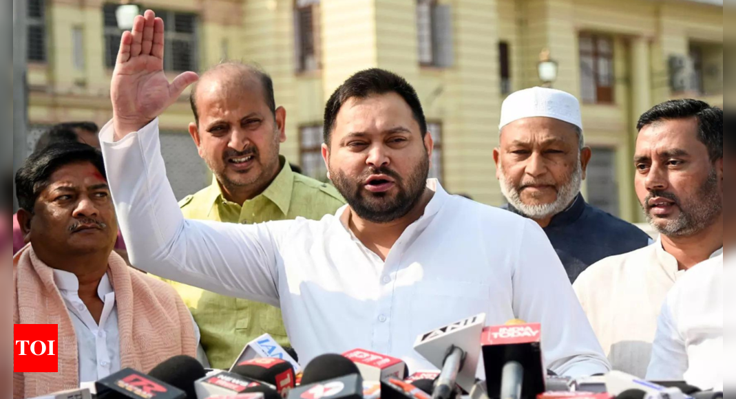 'Baap ka raaj hai kya': Tejashwi Yadav on BJP MLA asking Muslims to 'stay indoors' on Holi