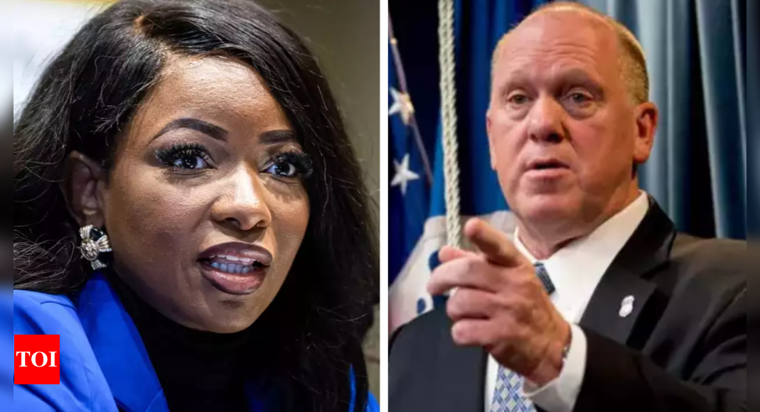 ‘Really pathetic’: Border Czar Tom Homan rips Rep. Jasmine Crockett for insisting illegal entry ‘is not a crime’ in US – The Times of India