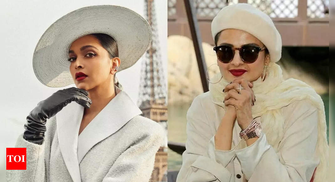 Deepika Padukone's latest look at Paris Fashion Week draws comparisons with Rekha again, fashion police says, 'Rekhafication of Deepu' - WATCH VIDEO