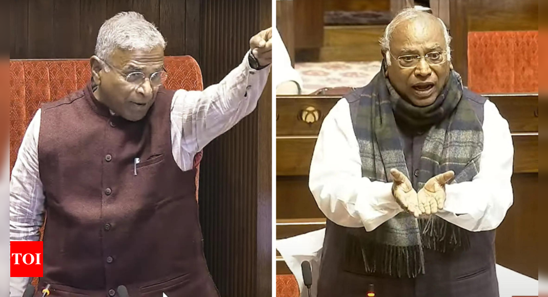 Uproar in Rajya Sabha over Kharge's 'thokenge' remark; Congress chief clarifies