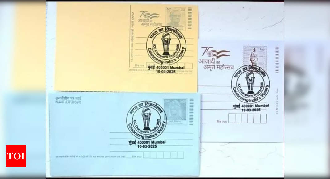 India Post celebrates Champions Trophy win with postal marking