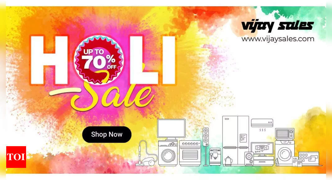 Vijay Sales announces Holi sale: Avail up to 70% discount on electronics and appliances