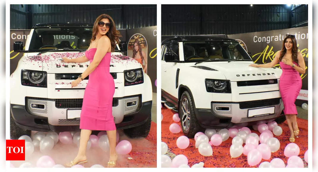 Exclusive - Akanksha Puri get's emotional as she gifts herself a swanky new luxury car; says 'Dreams do come true'