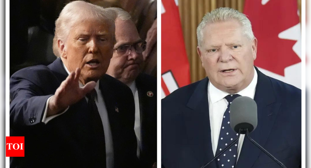 Canada backs down from 25% electricity surcharge after Trump’s retaliation – The Times of India