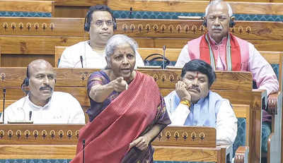 Finance minister Sitharaman tables Manipur budget, then launches DMK attack