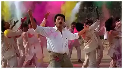 When Mammootty danced to a Holi song in Bollywood