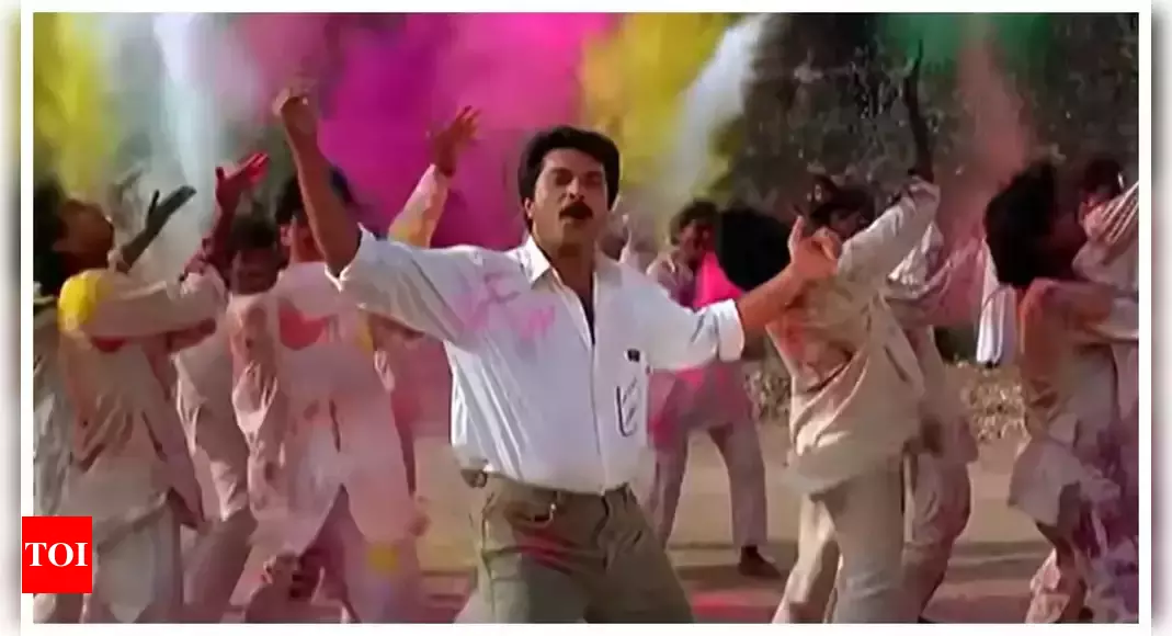 When Mammootty danced to a Holi song in Bollywood