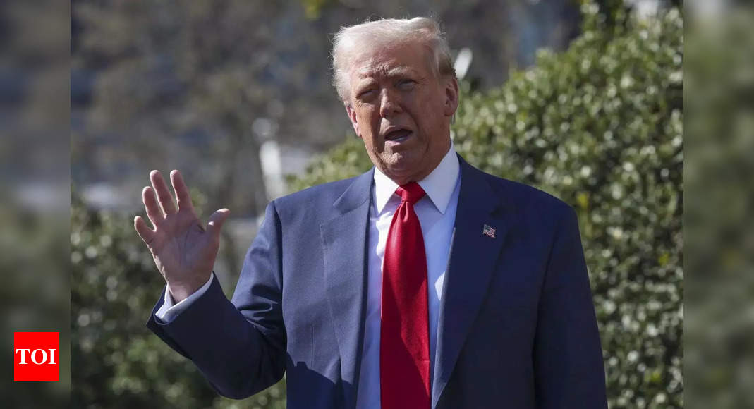 ‘Trump is always right’: US President dismisses recession fears amid Wall Street turmoil – The Times of India