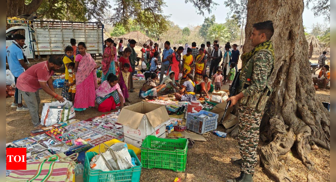 After 20 Years of maoist fear, weekly market reopens in Bastar's Bijapur