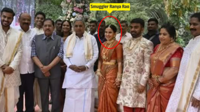 'Case has reached doorstep of Karnataka CM': BJP shares Ranya Rao's picture with CM Siddaramaiah