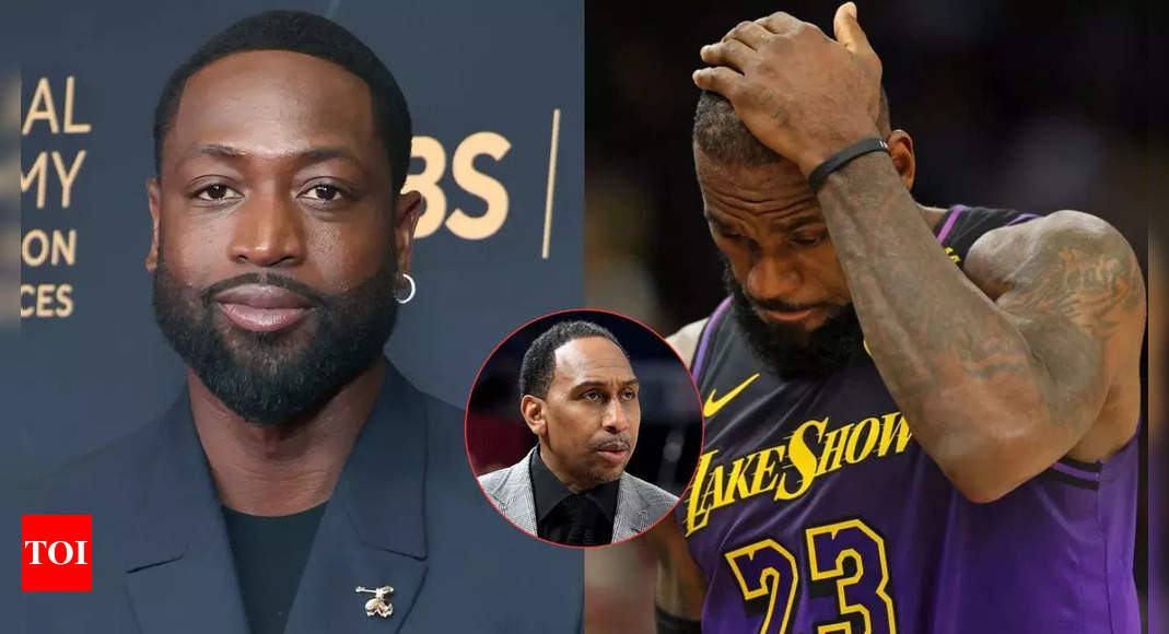 Dwyane Wade takes side with LeBron James amid his feud with Stephen A. Smith involving Bronny James