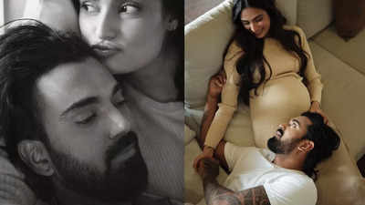 Athiya Shetty and KL Rahul drop cute maternity photoshoot PICS; Kiara Advani, Ranveer Singh, Sonakshi Sinha and others react - SEE inside