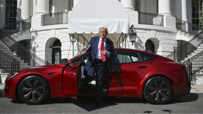 Trump tests moral boundaries, buy Tesla in the white house ground