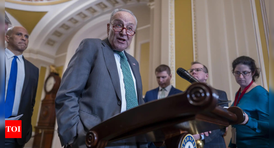 Government shutdown looms as Senate Democrats plan to oppose GOP stopgap funding bill – The Times of India