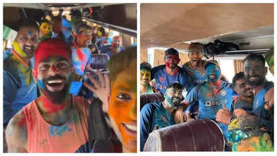 When Virat Kohli, Shubman Gill and others brought the ULTIMATE Holi vibe with THIS Amitabh Bachchan song